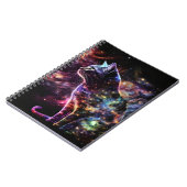 宇宙カラフルの猫 ノートブック (左側)
