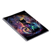 宇宙カラフルの猫 ノートブック (右側)