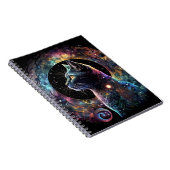 宇宙カラフルの猫 ノートブック (右側)