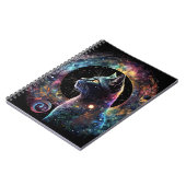 宇宙カラフルの猫 ノートブック (左側)