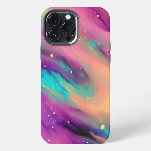 宇宙カラフルの空 iPhoneケース (裏面)