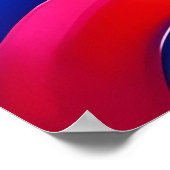 宇宙カラフルカオス絵を描ズ ポスター (角)