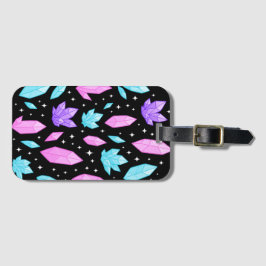 宇宙カラフル宇宙の宝石 ラゲッジタグ