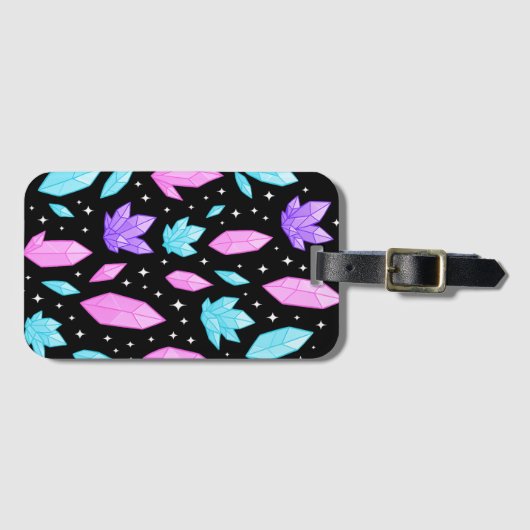 宇宙カラフル宇宙の宝石 ラゲッジタグ (正面横)