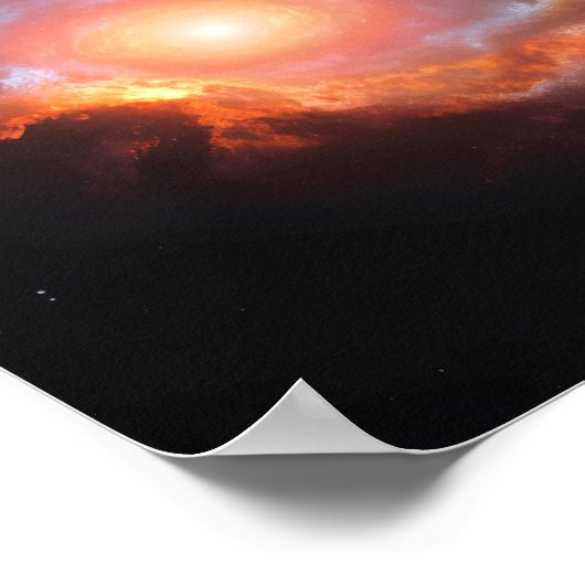 宇宙カラフル星雲 ポスター (角)