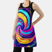 宇宙カラフル渦 エプロン (インサイチュ)