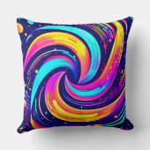 宇宙カラフル渦 クッション (裏面)