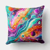 宇宙カラフル美術 クッション (裏面)