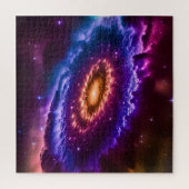 宇宙カラフル銀河系星 ジグソーパズル (縦)