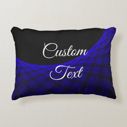 宇宙カーペットジオメトリックアクセントピロー アクセントクッション (正面)