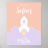 宇宙ガールズトゥザムーンパーティーテーマ ポスター (正面)