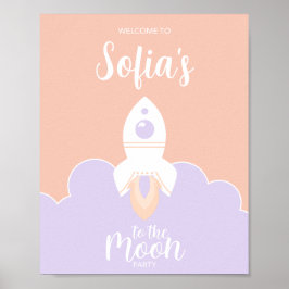 宇宙ガールズトゥザムーンパーティーテーマ ポスター