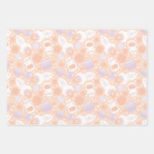 宇宙ガールズバースデーパーティラッピング紙 ラッピングペーパーシート (正面)