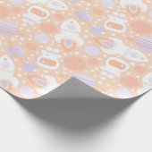 宇宙ガールズバースデーパーティラッピング紙 ラッピングペーパー (角)