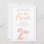 宇宙ガールズパーティの招待状 招待状 (正面)