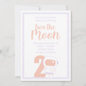 宇宙ガールズパーティの招待状 招待状 (正面)