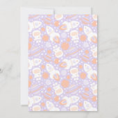 宇宙ガールズパーティの招待状 招待状 (裏面)