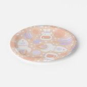 宇宙ガールズパーティープレート ペーパープレート (アングル)