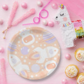 宇宙ガールズパーティープレート ペーパープレート (パーティー)