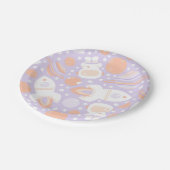 宇宙ガールズパーティープレート ペーパープレート (アングル)