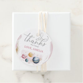 宇宙ガール誕生日銀河系星惑星 フェイバータグ