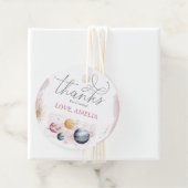 宇宙ガール誕生日銀河系星惑星 フェイバータグ (インサイチュ)