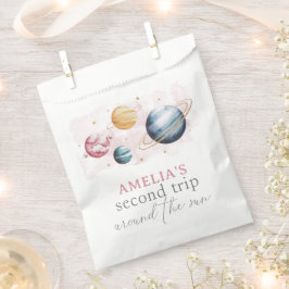 宇宙ガール誕生日銀河系星惑星 フェイバーバッグ