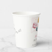 宇宙ガール誕生日銀河系星惑星 紙コップ (右)