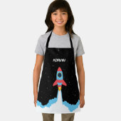 宇宙キッズでロケット打ち上げ エプロン (インサイチュ)