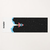 宇宙キッズでロケット打ち上げ ヨガマット (正面(横))