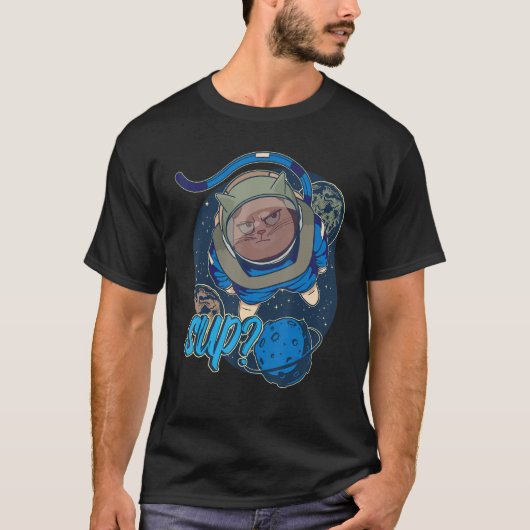 宇宙キッズコスチューム宇宙飛行士宇宙 Tシャツ (正面)