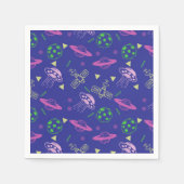 宇宙キッズナプキン スタンダードカクテルナプキン (正面)