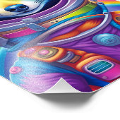 宇宙キツネデザイン – 写真拡大(プリント) フォトプリント            (角)