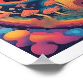 宇宙キノコ ポスター (角)