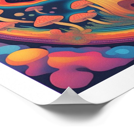 宇宙キノコ ポスター (角)