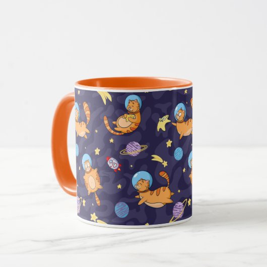 宇宙キャッツマグ マグカップ (正面左)