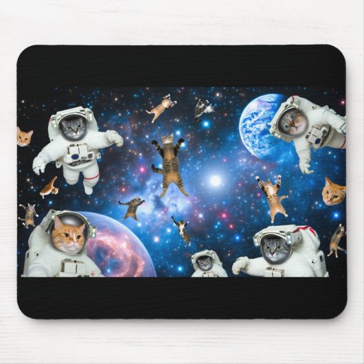 宇宙キャッツ星惑星宇宙飛行士マウスパッド マウスパッド (正面)