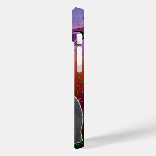 宇宙キャットコスモケースメイトiPhoneケース Case-Mate iPhoneケース (裏面 / 左)