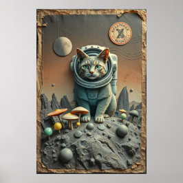 宇宙キャットドリームオンザディスコムーン ポスター