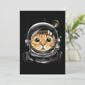 宇宙キャット子猫宇宙飛行士動物顔銀河系 セーブザデート (スタンド正面)