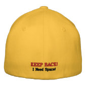 宇宙キャップ 刺繍入りキャップ (裏面)