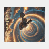 宇宙キャノンカオス フリースブランケット (正面(横))