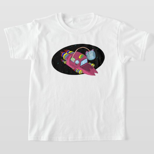 宇宙キャブキャット Tシャツ (レイダウン)