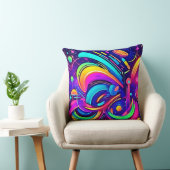 宇宙キャンバス：色の宇宙 クッション (椅子)