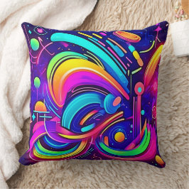 宇宙キャンバス:色の宇宙 クッション