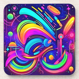 宇宙キャンバス:色の宇宙 コースター