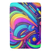 宇宙キャンバス：色の宇宙 バスマット (正面縦)