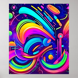 宇宙キャンバス:色の宇宙 ポスター