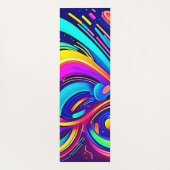 宇宙キャンバス：色の宇宙 ヨガマット (裏面)