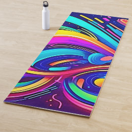 宇宙キャンバス:色の宇宙 ヨガマット
